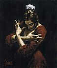 Flamenco Dancer Canvas Paintings - serciopelorojo